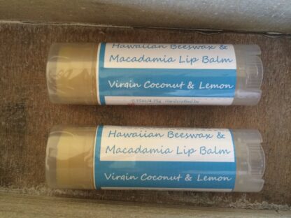 Macadamia Lip Balm Virgin Coconut & Lemon