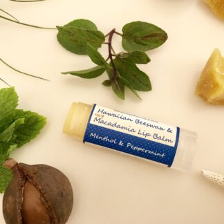 Macadamia Lip Balm Menthol & Peppermint