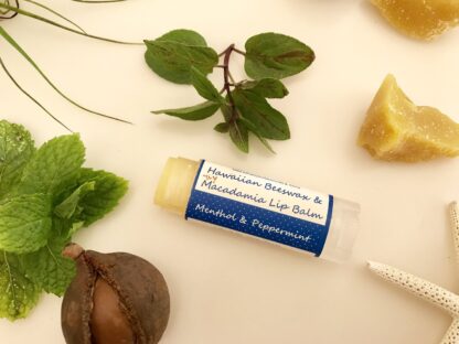 Macadamia Lip Balm Menthol & Peppermint