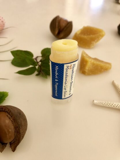 Macadamia Lip Balm Menthol & Peppermint