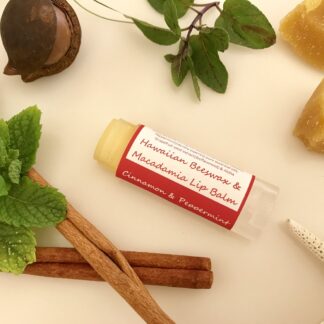 Macadamia Lip Balm Cinnamon & Peppermint