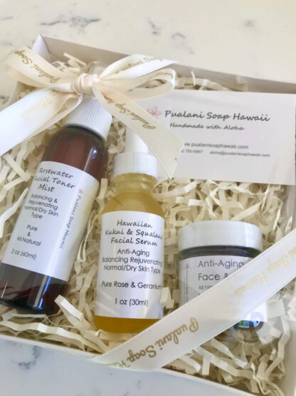 Anti-Aging Natural Skincare Gift Set