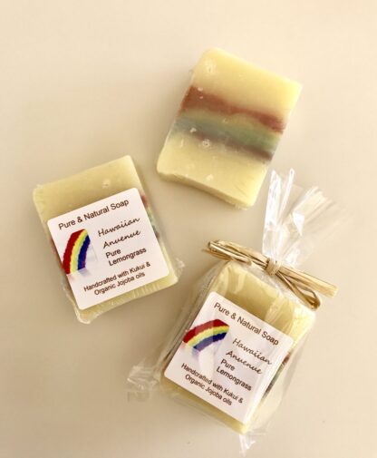 Mini Hawaiian Anuenue (Rainbow) Bar Fresh Lemongrass and Lemon 2oz