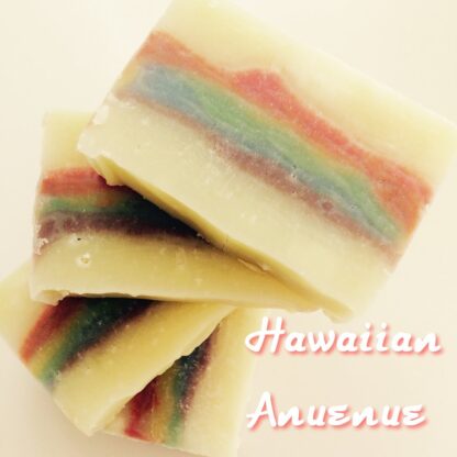 Mini Hawaiian Anuenue (Rainbow) Bar Fresh Lemongrass and Lemon 2oz