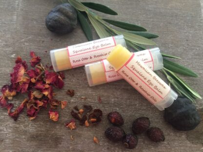 Hawaiian Beeswax Squalane Eye Balm with Rose Otto & Rosehip Oil