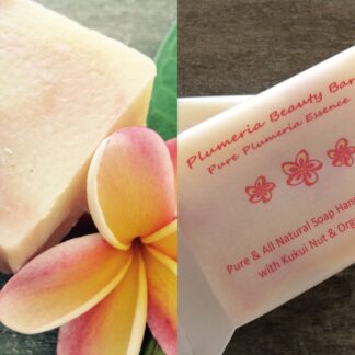 Hawaiian Plumeria Beauty Bar with Pure Plumeria Essence 4oz