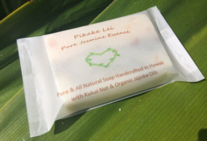 Pikake Lei Soap with Pure Jasmine Essence 4oz