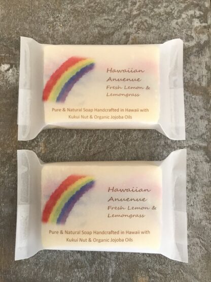 Hawaiian Anuenue (Rainbow) Bar Fresh Lemongrass and Lemon 4oz