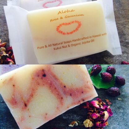 Aloha with Rose and Geranium Gentle scrub with oatmeal 4oz