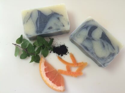 Detox Charcoal Bar Activated Charcoal Peppermint Grapefruit 4oz