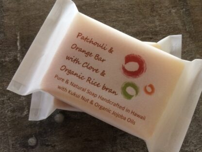 Patchouli & Orange Bar with Clove & Organic Rice Bran 4oz