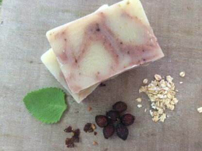 Mom's Beauty Bar with Rose and Geranium Gentle scrub with oatmeal 2oz or 4oz Mother's Day Gift